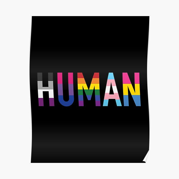 Human, Various Queer Flags 1 Poster