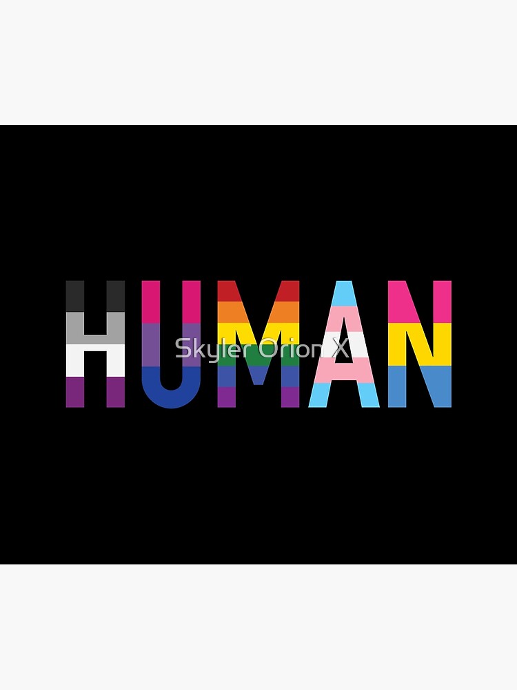 Human, Various Queer Flags 1 by fc13empire