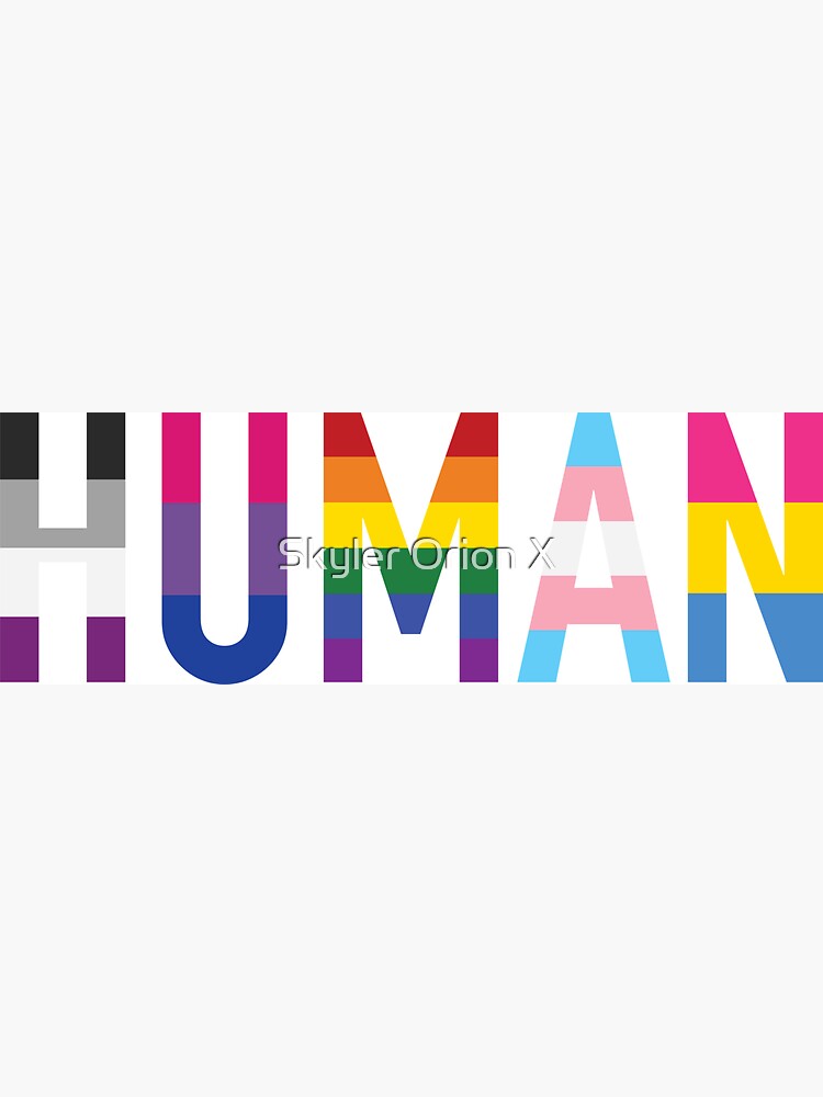 Human, Various Queer Flags 1 by fc13empire