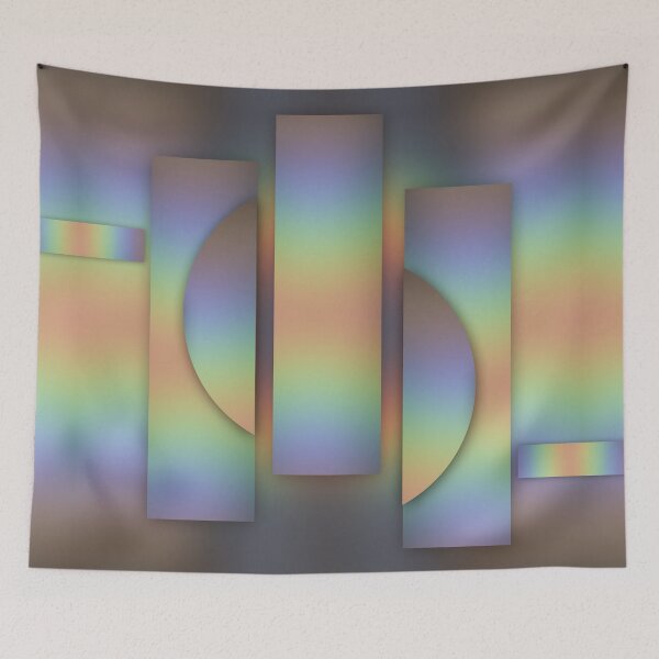 Item preview, Rainbow geometric abstract designed and sold by walstraasart.
