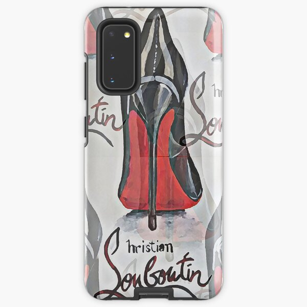 Christian Louboutin Red Bottom Black Heel Graffiti Style Samsung Galaxy Tough Case