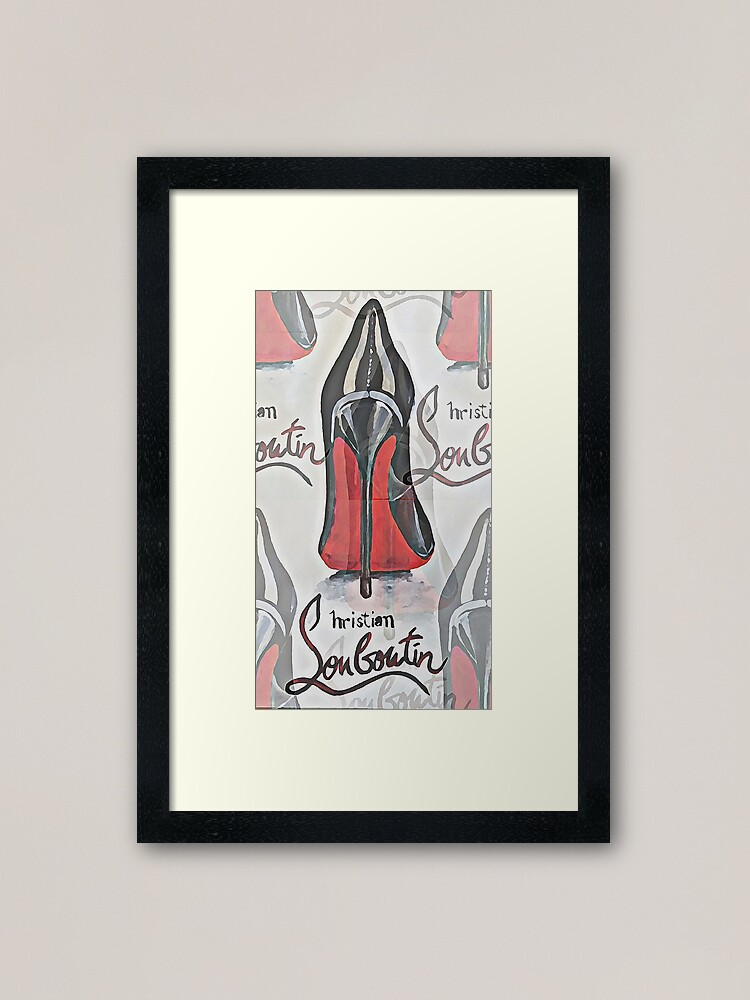 louboutin black heels red bottom