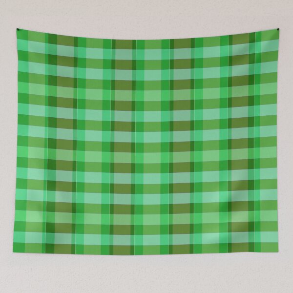 Aperçu de l'œuvre Lime Green Plaid créée et vendue par Alysha Landers.