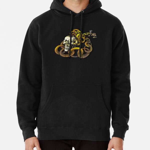 Skull and Chains Pullover Hoodie