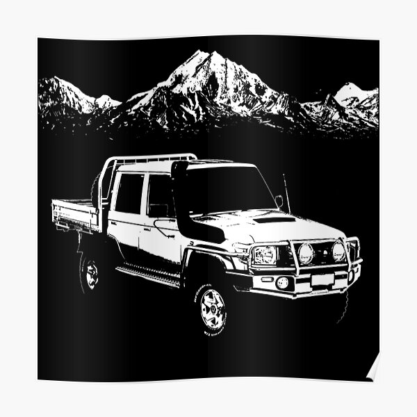 79 series toyota cruiser Poster