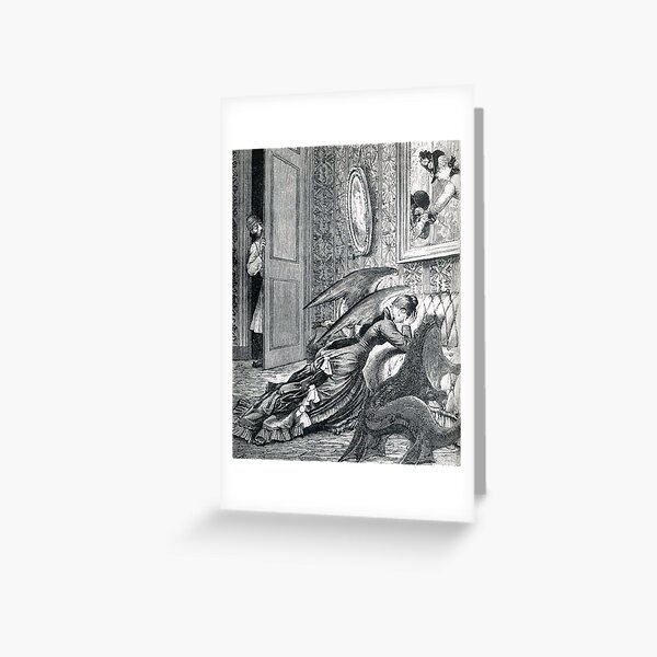 Item preview, Winged Woman and Dragon - A Week of Kindness - Max Ernst designed and sold by forgottenbeauty.
