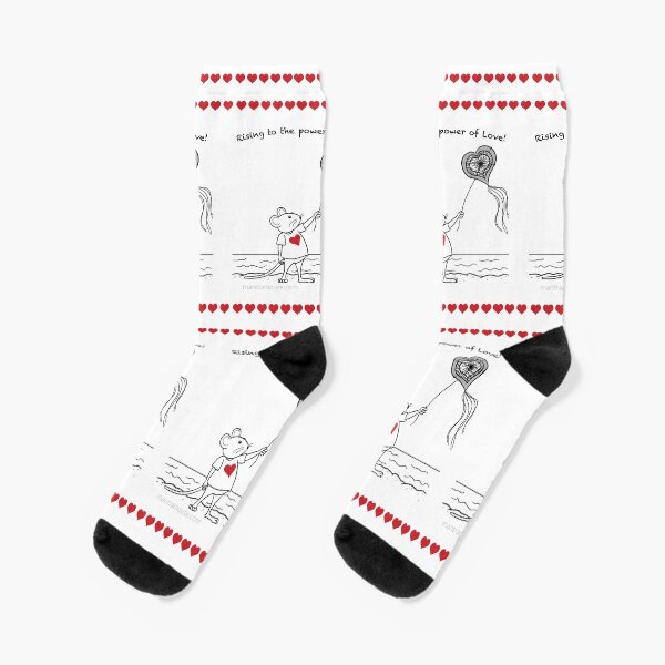 Item preview, MantraMouse® Rising to Love Cartoon designed and sold by Donna Martini.