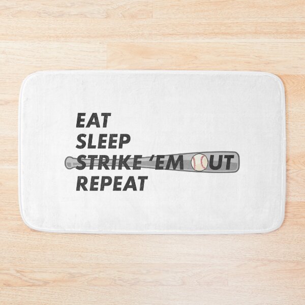 Item preview, Baseball Pitcher Eat Sleep Strike Em Out Repeat Sports Novelty designed and sold by ripsydesigns.