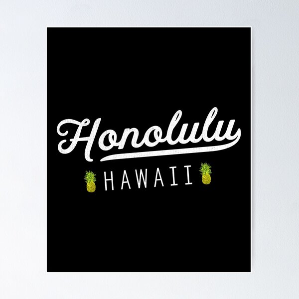 Item preview, Honolulu Hawaii Pineapple Island Life Aloha Beach Vibes designed and sold by ripsydesigns.