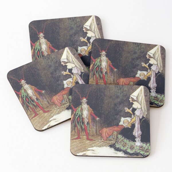 Item preview, Rumpelstiltskin - Warwick Goble designed and sold by forgottenbeauty.