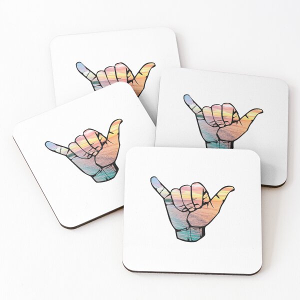 Item preview, Sunset Ocean Shaka Hand  designed and sold by samantha brachman.