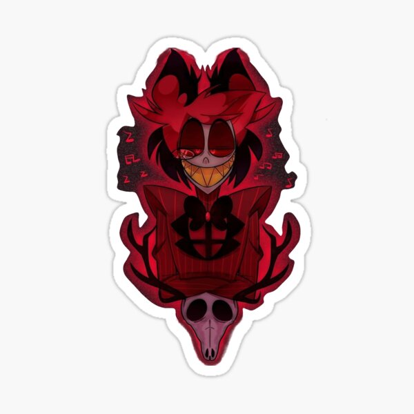 Alastor the demon of radio design Sticker