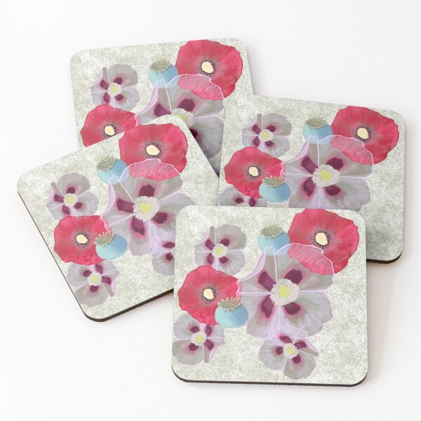 Item preview, Pink and Red Poppies designed and sold by zilpa56.