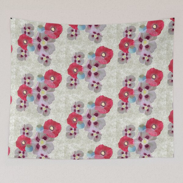 Item preview, Pink and Red Poppies designed and sold by zilpa56.