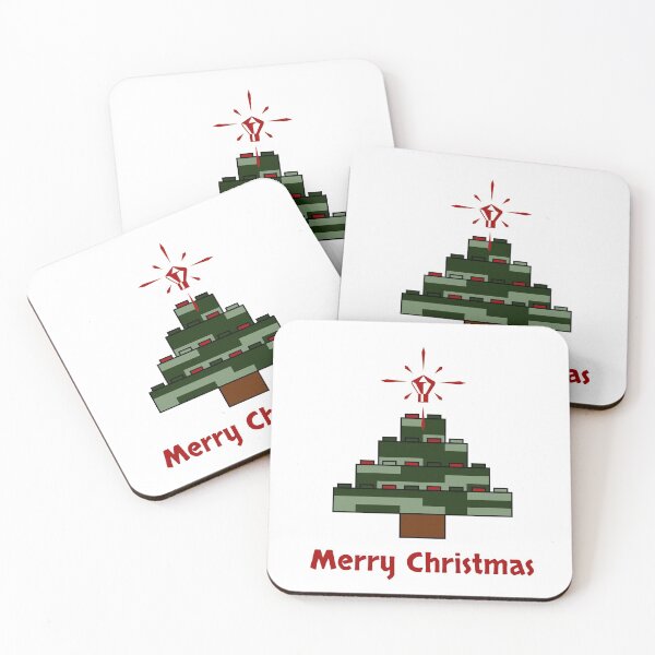 Item preview, Brick Archaeology Christmas Tree Merry Christmas  designed and sold by Jonathan-Ludwig.