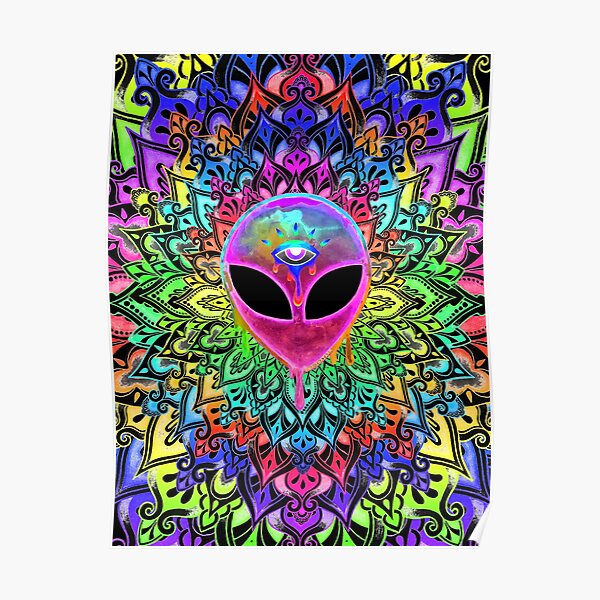 lesbian witches Occult Vintage Retro trippy wall decor PSYCHEDELIC art ...