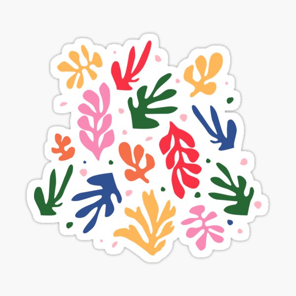Matisse Flowers Art Sticker