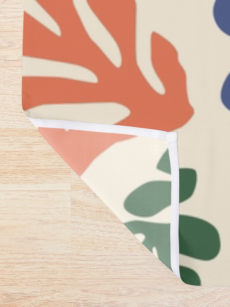 Alternate view of Matisse Flowers Art Shower Curtain