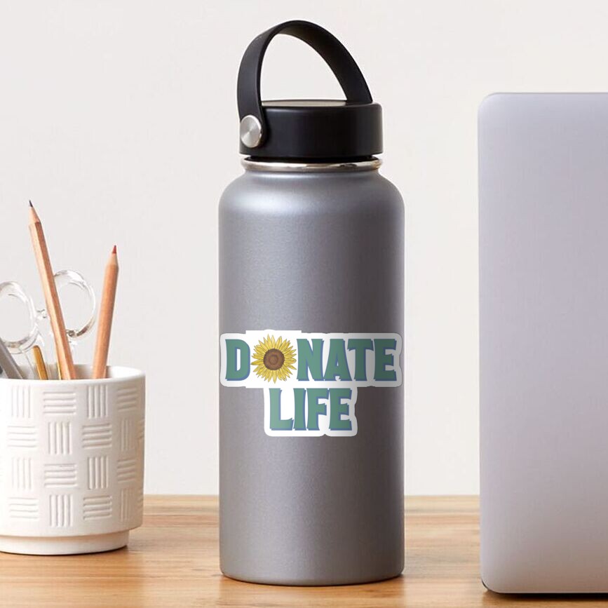 Donate Life Sunflower Sticker