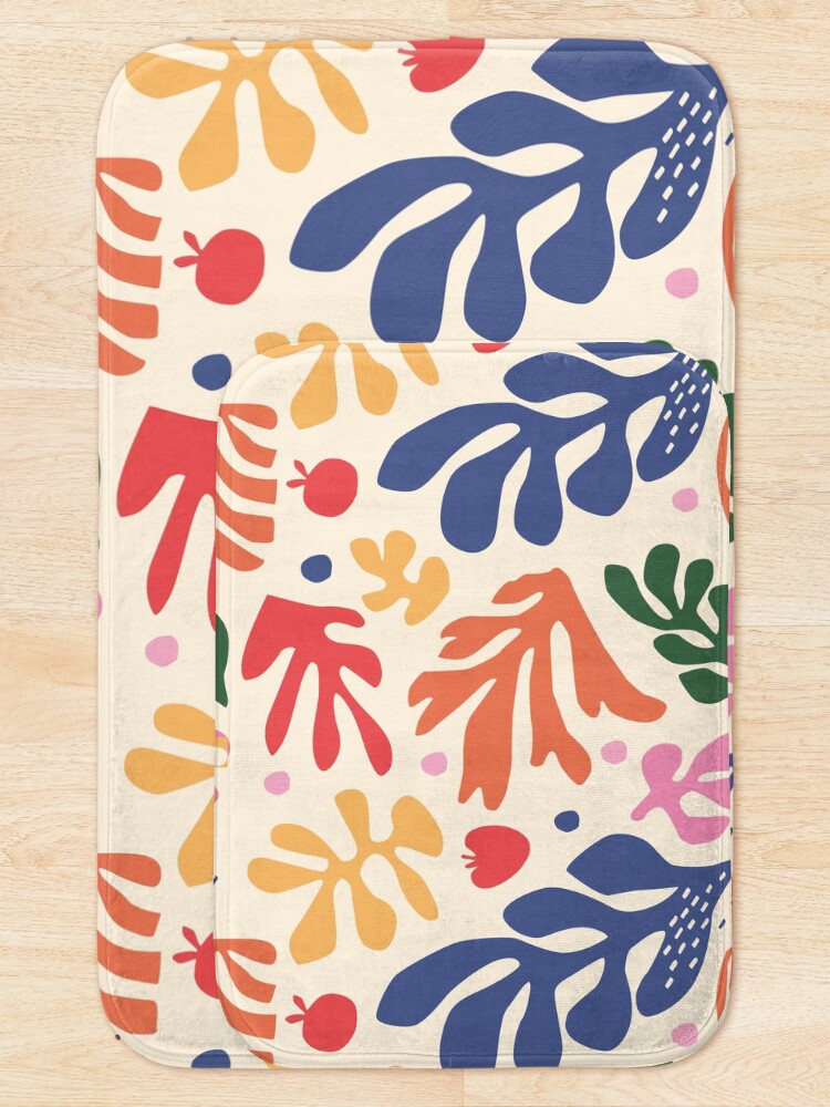 Alternate view of Matisse Flowers Art Bath Mat