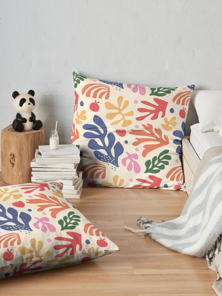 Alternate view of Matisse Flowers Art Floor Pillow