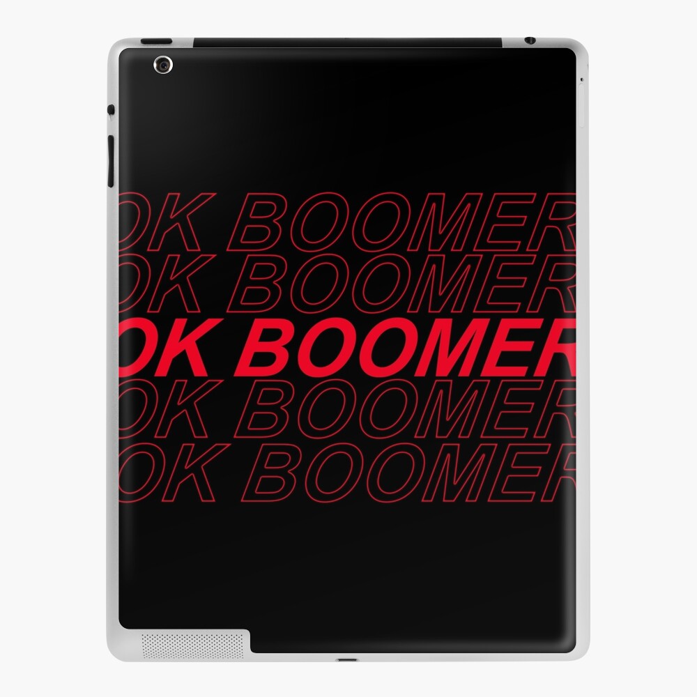 OK BOOMER - Cincinnati Bengals Helmet iPad Case & Skin for Sale by  bigberzerk