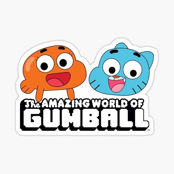 Gumball and Darwin, What the what Sticker for Sale by karamram