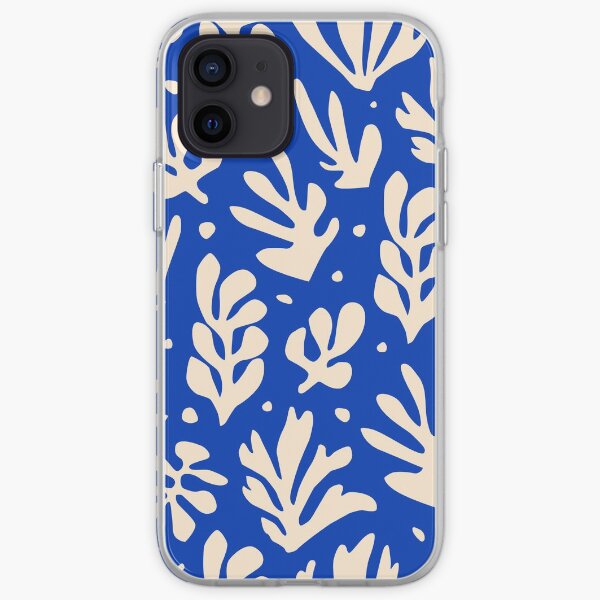 Feuilles motif plantes inspiré par Henri Matisse Coque souple iPhone