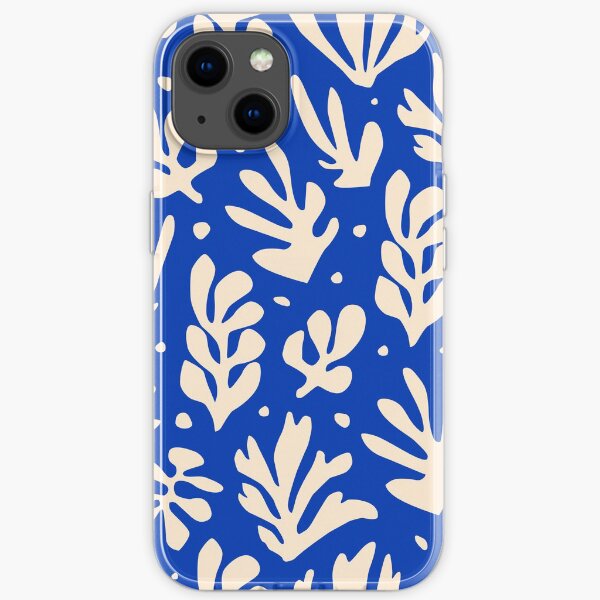 Feuilles motif plantes inspiré par Henri Matisse Coque souple iPhone
