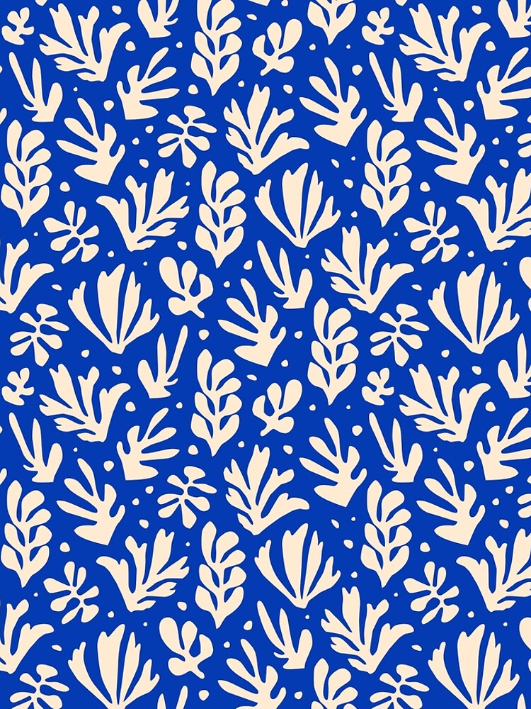 Leaves Pattern Plants Inspired by Henri Matisse by EthanSix