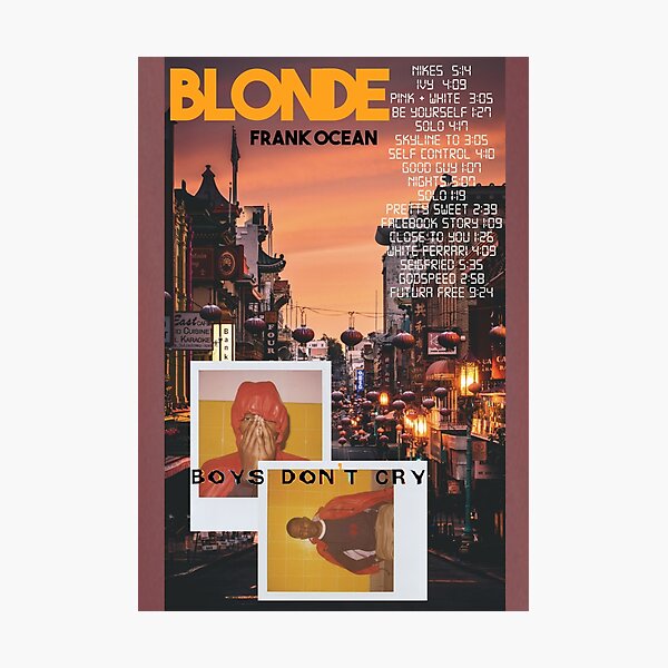 Frank Ocean Photographic Print