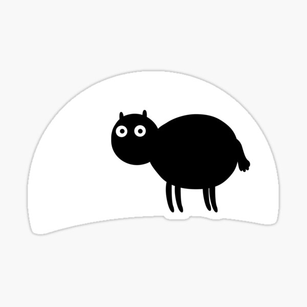 Adventure Time Horse Stickers Redbubble - poo brain roblox