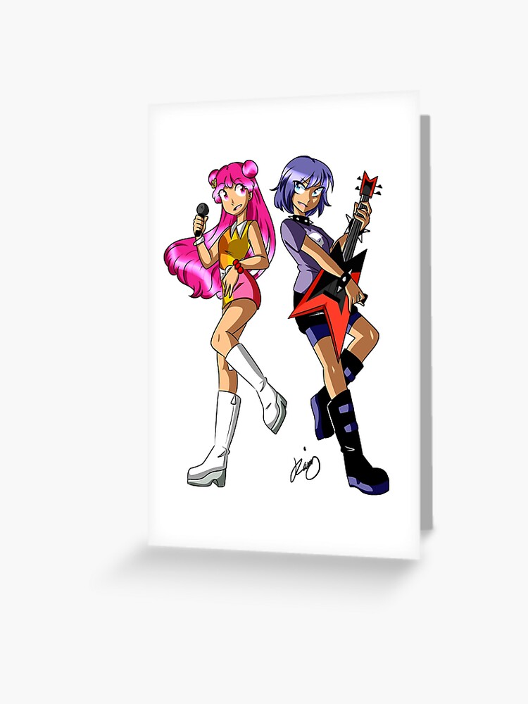 Hi Hi Puffy AmiYumi - hi!hi! puffy amiyumi - AmiYumi Show! Drawstring  Greeting Card for Sale by malongovotic