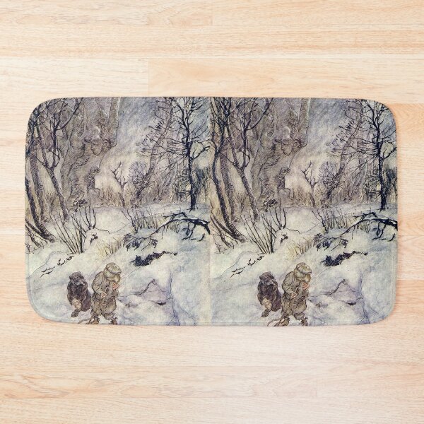 Item preview, Rat and Mole Lost in the Wild Wood - The Wind in the WIllows - Arthur Rackham designed and sold by forgottenbeauty.