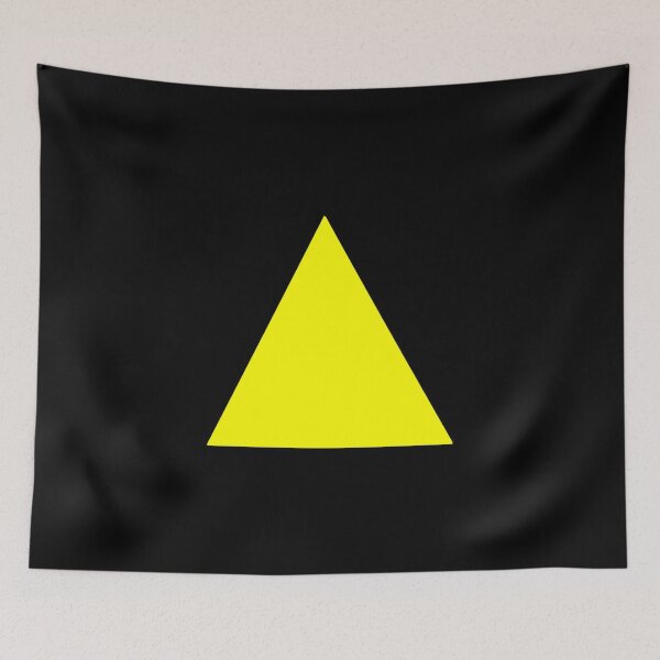 Item preview, Vibrant Yellow Triangle designed and sold by AzamiThorn.