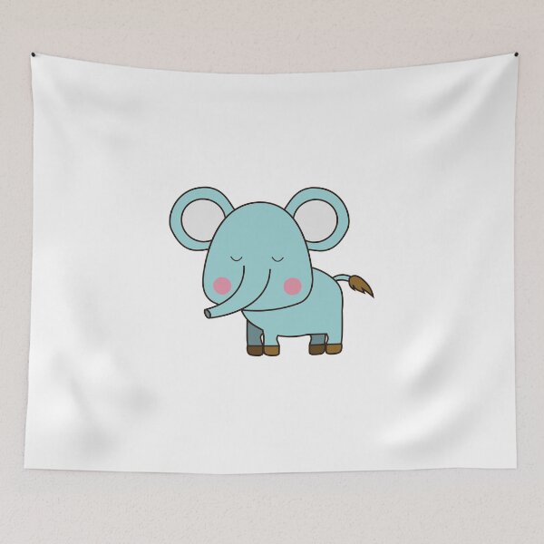 Item preview, Shy Elpehant Cute Pet Cute Funny Happy Sarcastic Spiritual Animal Birthday Gift designed and sold by EpsilonEridani.