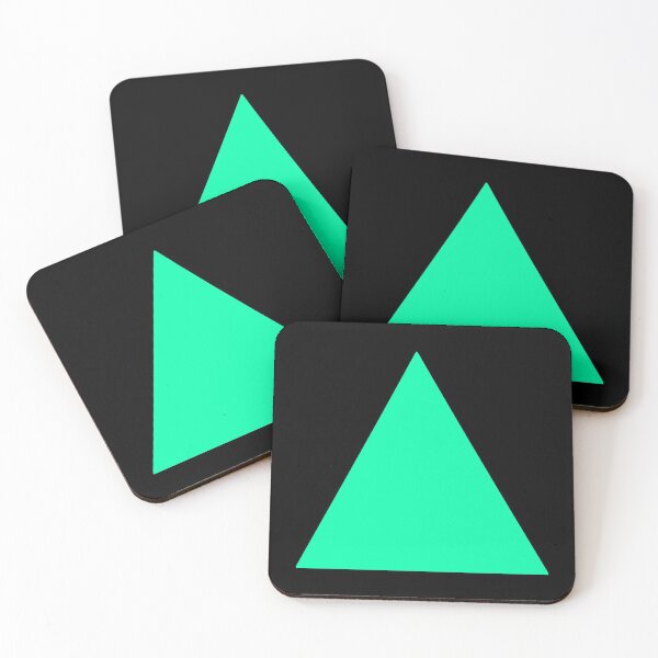 Item preview, Vibrant Turquoise Triangle designed and sold by AzamiThorn.