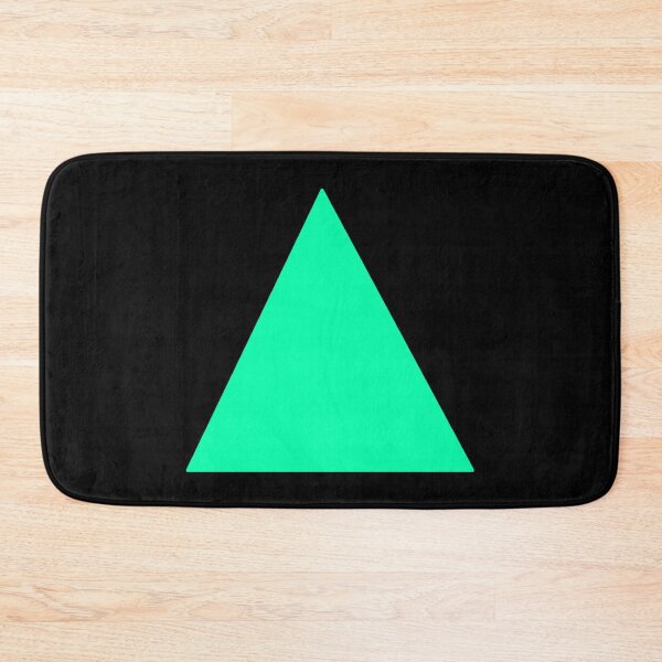 Item preview, Vibrant Turquoise Triangle designed and sold by AzamiThorn.
