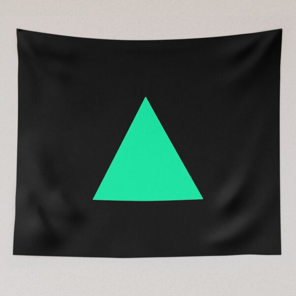 Item preview, Vibrant Turquoise Triangle designed and sold by AzamiThorn.