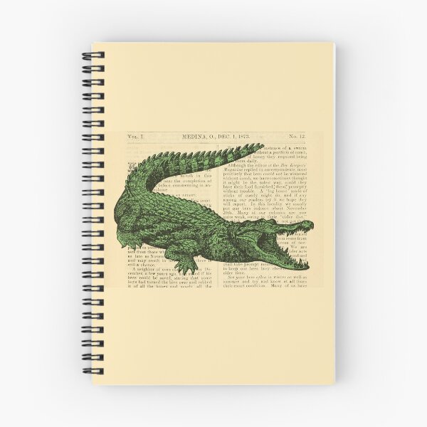 Item preview, Vintage Pen and Ink Crocodile Illustration  designed and sold by Persona-.