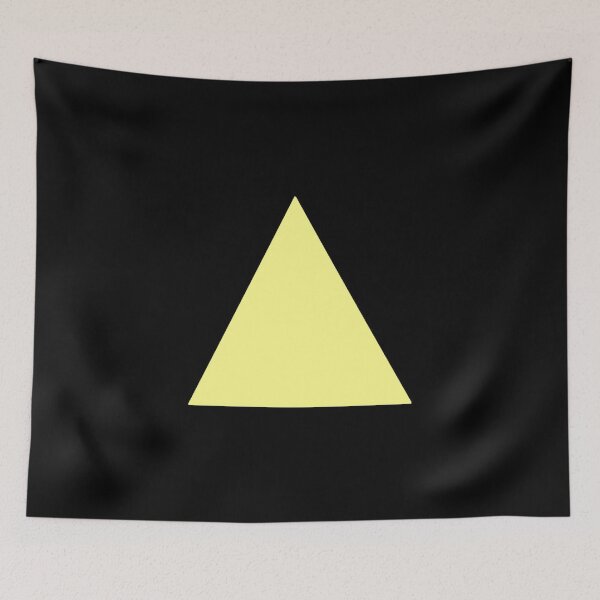 Item preview, Pastel Yellow Triangle designed and sold by AzamiThorn.