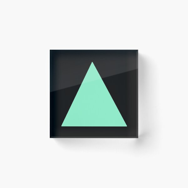 Item preview, Pastel Turquoise Triangle designed and sold by AzamiThorn.