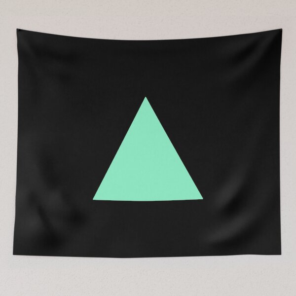 Item preview, Pastel Turquoise Triangle designed and sold by AzamiThorn.