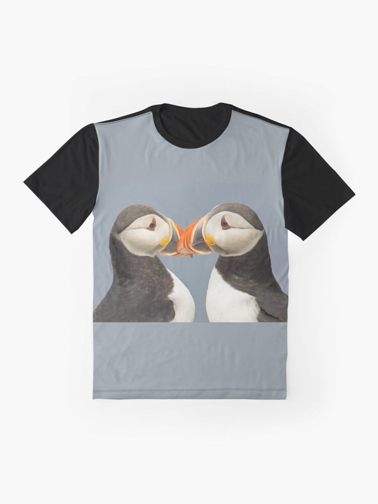 Alternate view of Pair of Atlantic Puffins Graphic T-Shirt