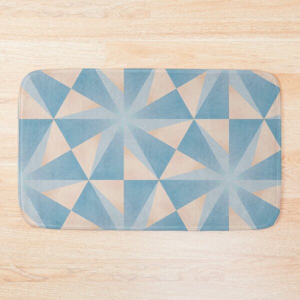 Item preview, Blue Watercolor Hexagons designed and sold by inkblotcreative.