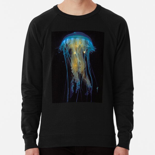 Juvenile Jelly on Black Lightweight Sweatshirt