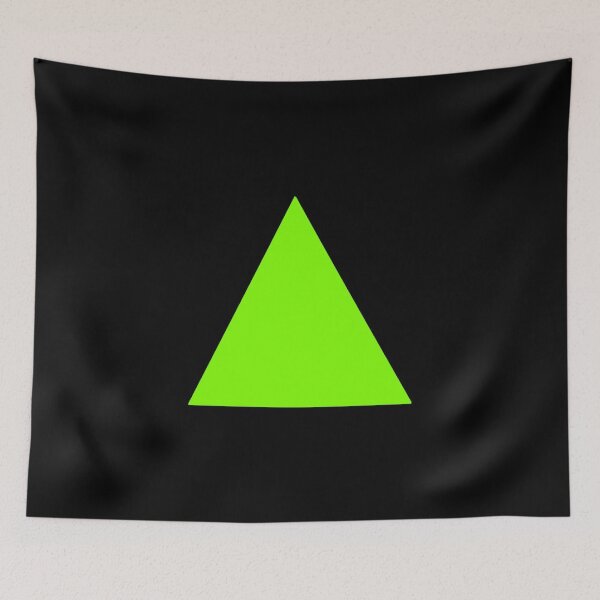 Item preview, Vibrant Lime Triangle designed and sold by AzamiThorn.