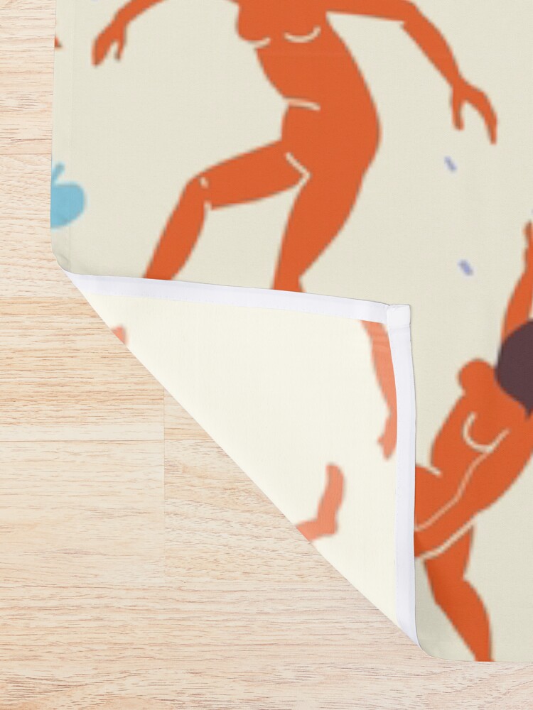 Alternate view of Dancers - Inspired by Matisse Shower Curtain