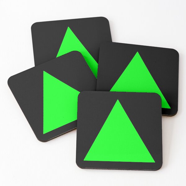 Item preview, Vibrant Green Triangle designed and sold by AzamiThorn.