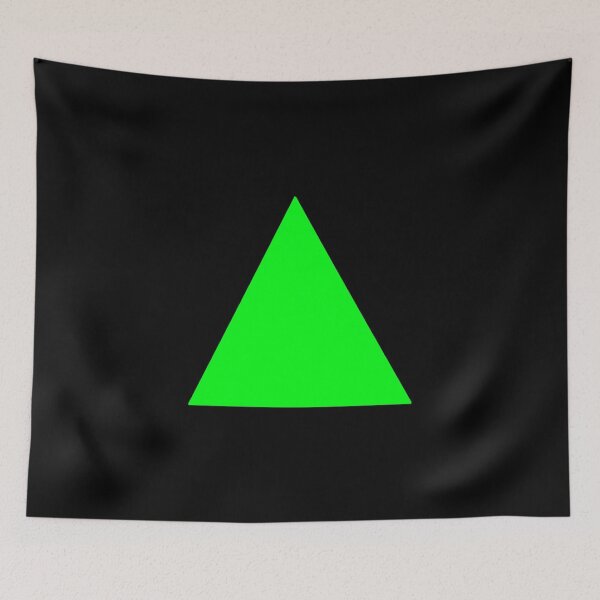 Item preview, Vibrant Green Triangle designed and sold by AzamiThorn.